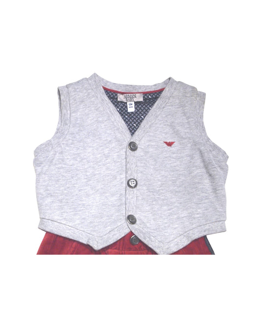 ARMANI JUNIOR VEST+PANTS SET ARJ0114W0204 (ZZT049E)