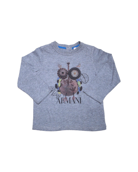 Armani Junior Long Sleeve T-Shirt ARJ0116W0275 (6XHT07-4JAJZ)
