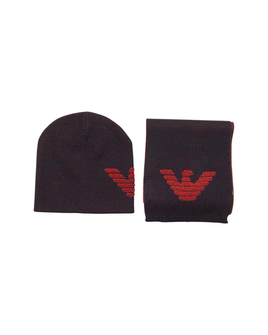 EMPORIO ARMANI HAT+SCARF SET ARJ0318W0030 (407503-8A722)