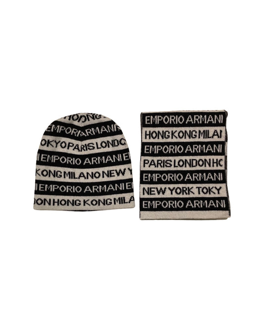 EMPORIO ARMANI HAT+SCARF SET ARJ0319W0036 (407506-9A752)