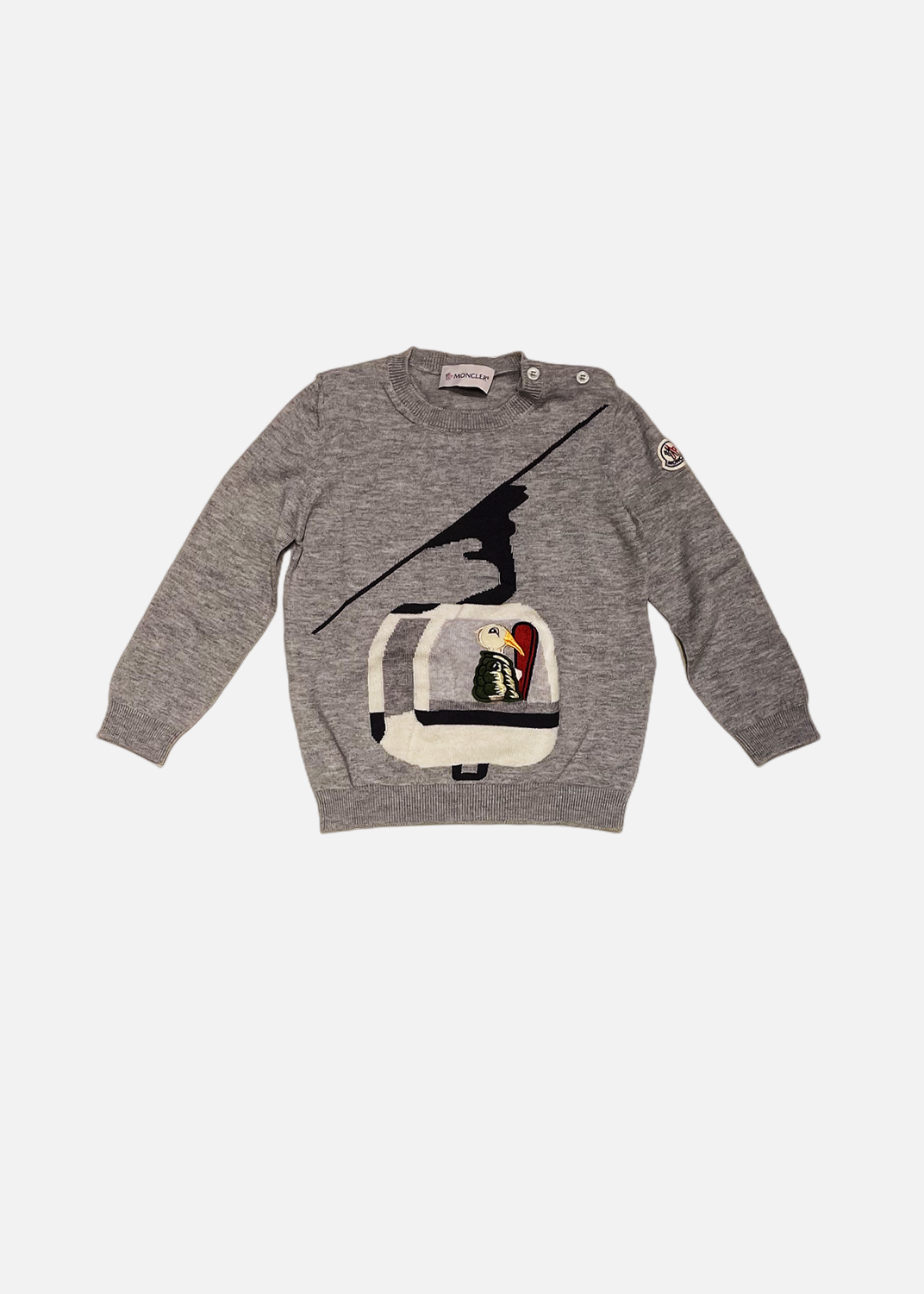 Moncler Enfant KNITTED ROUND NECK JUMPER MCL0116W0072 (B2951-9003850-94863)