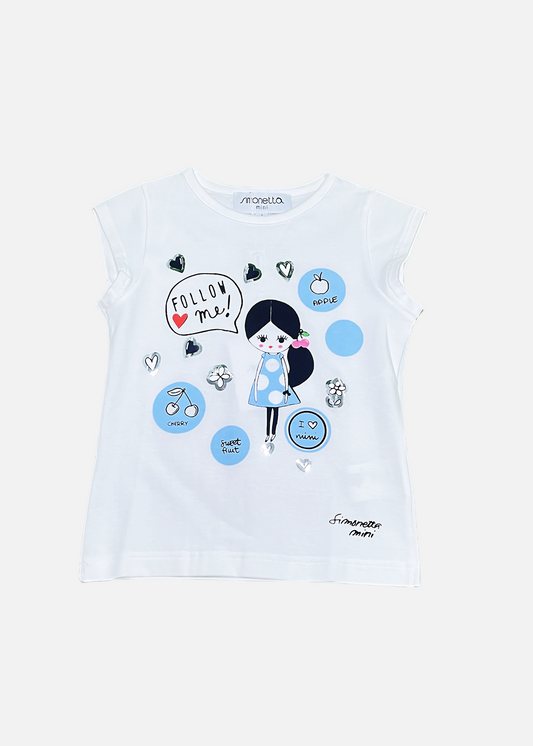 Simonetta S/S T-SHIRT SIM0116S0004 (2E8091EC360)