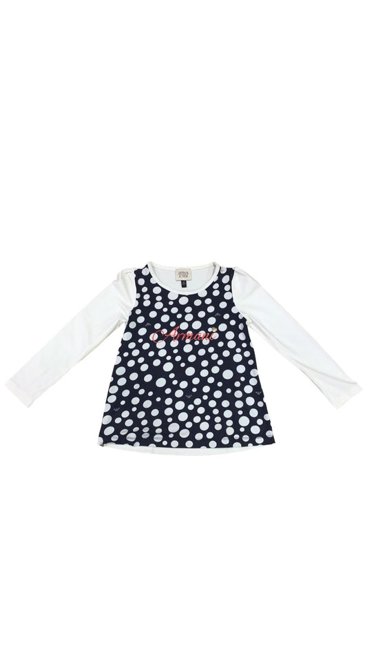 Armani Junior Long Sleeve T-Shirt ARJ0116W0059 (6X3T09-3JAGZ)
