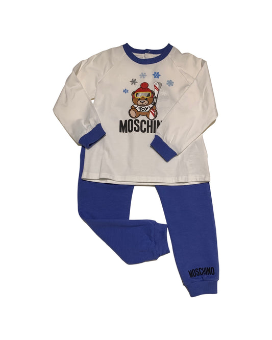 MOSCHINO T-SHIRT + PANTS SET MOS0119W0027 (MUK02G-LDA14)